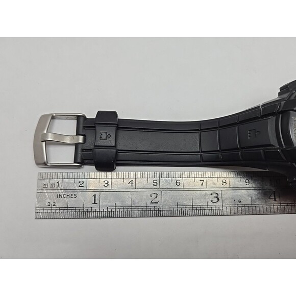 Timex Ironman Rugged 30 Laps Watch Indiglo 45mm Black Chrono Digital New Battery - Picture 9 of 12